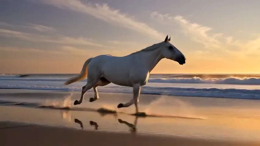 Frame from a HappyHorse 1.1 video